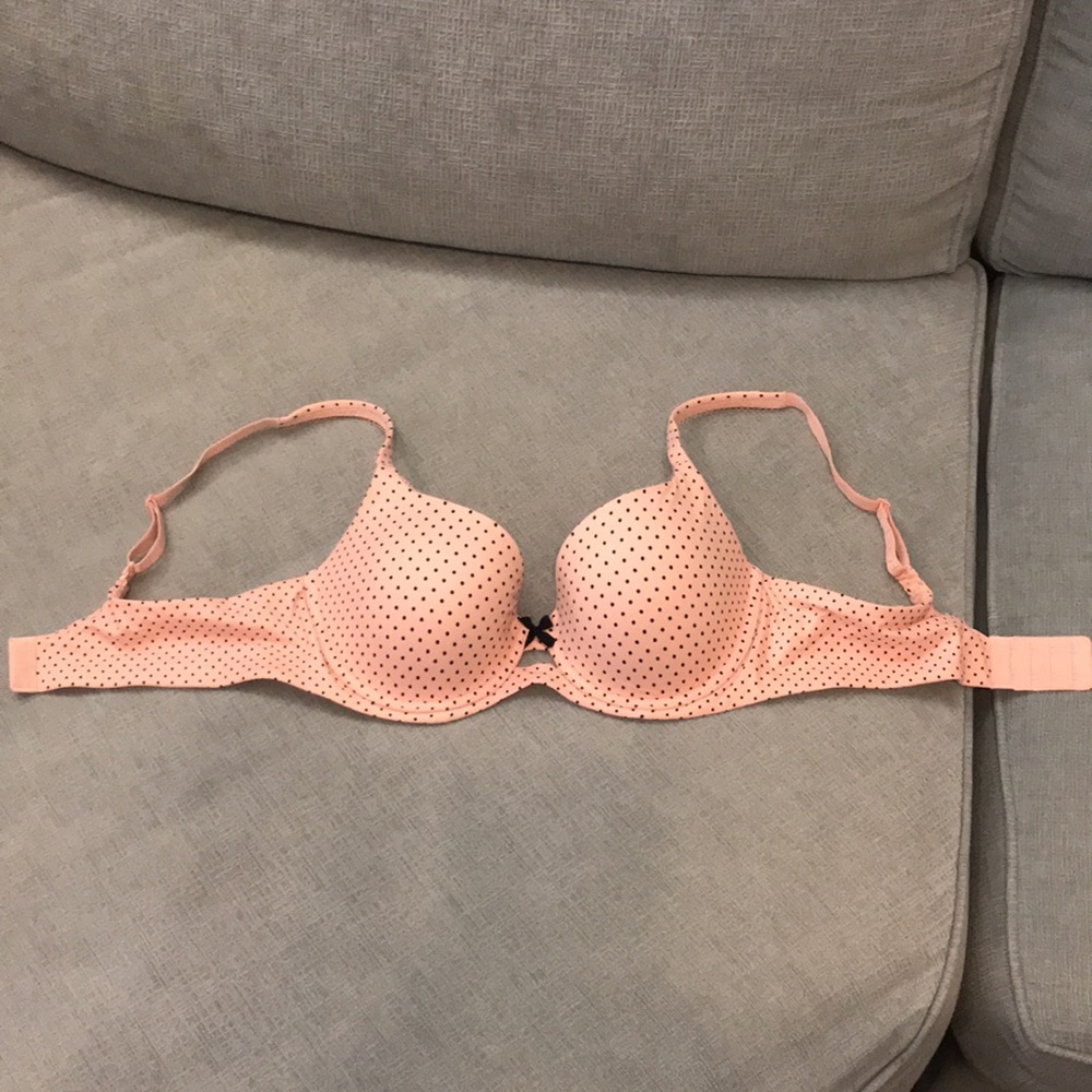 Pink with Black Polka Dots